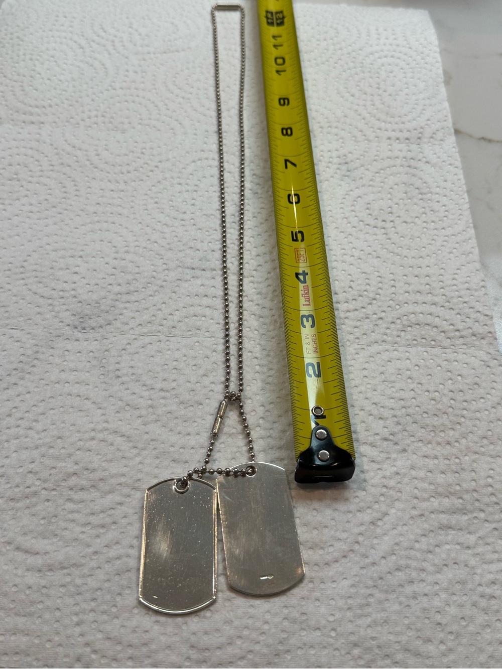 Gucci 925 Silver-Dog Tag Pendant